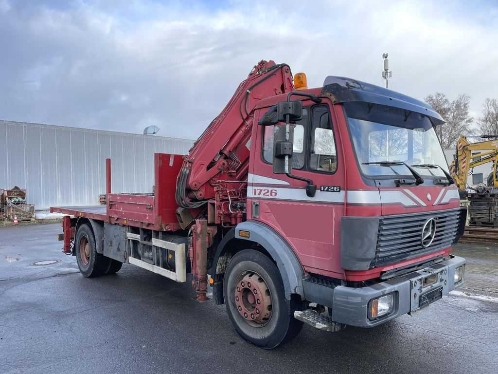 Mercedes-Benz SK 1726 4x2 Blatt/Blatt Kran MKG HLK 140 Fly Jib- Photo 3