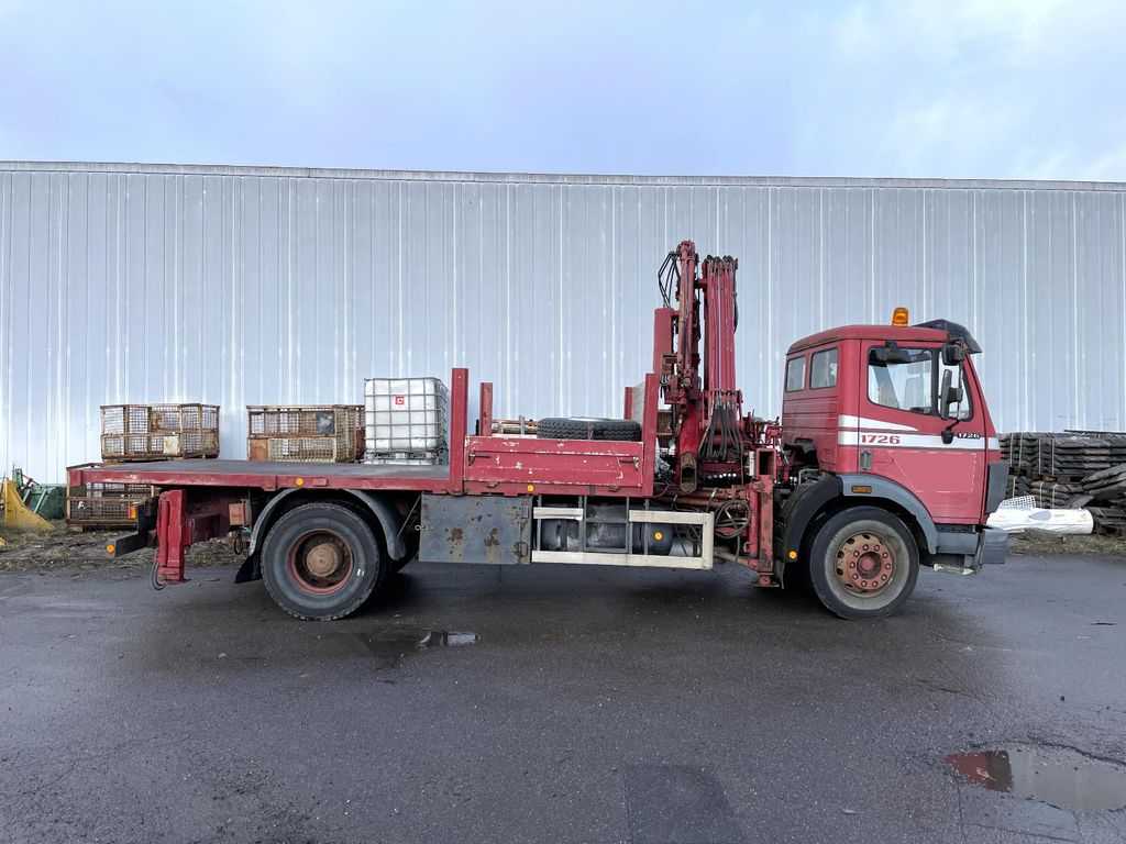 Mercedes-Benz SK 1726 4x2 Blatt/Blatt Kran MKG HLK 140 Fly Jib- Photo 8
