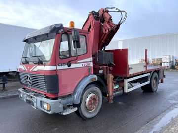 Mercedes-Benz SK 1726 4x2 Blatt/Blatt Kran MKG HLK 140 Fly Jib